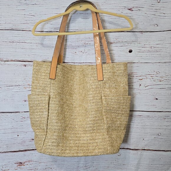 #252 Vera Bradley North South Straw Beach Tote – Anchors Away (Sea Life) – NWOT - Picture 9 of 12